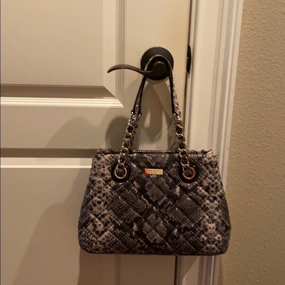Kate Spade snakeskin handbag